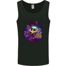 Magic Mushroom Skull LSD Hallucinogenic Mens Vest Tank Top Black