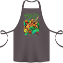 Magic Mushrooms Drugs LSD Acid Trip Cotton Apron 100% Organic Dark Grey