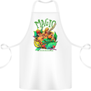 Magic Mushrooms Drugs LSD Acid Trip Cotton Apron 100% Organic White