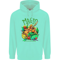Magic Mushrooms Drugs LSD Acid Trip Mens 80% Cotton Hoodie Peppermint