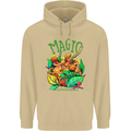 Magic Mushrooms Drugs LSD Acid Trip Mens 80% Cotton Hoodie Sand