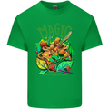 Magic Mushrooms Drugs LSD Acid Trip Mens Cotton T-Shirt Tee Top Irish Green