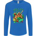 Magic Mushrooms Drugs LSD Acid Trip Mens Long Sleeve T-Shirt Royal Blue