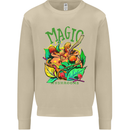 Magic Mushrooms Drugs LSD Acid Trip Mens Sweatshirt Jumper Sand