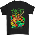 Magic Mushrooms Drugs LSD Acid Trip Mens T-Shirt Cotton Gildan Black