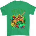 Magic Mushrooms Drugs LSD Acid Trip Mens T-Shirt Cotton Gildan Irish Green