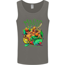 Magic Mushrooms Drugs LSD Acid Trip Mens Vest Tank Top Charcoal