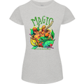 Magic Mushrooms Drugs LSD Acid Trip Womens Petite Cut T-Shirt Sports Grey