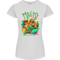 Magic Mushrooms Drugs LSD Acid Trip Womens Petite Cut T-Shirt White