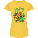 Magic Mushrooms Drugs LSD Acid Trip Womens Petite Cut T-Shirt Yellow