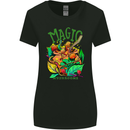 Magic Mushrooms Drugs LSD Acid Trip Womens Wider Cut T-Shirt Black
