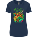 Magic Mushrooms Drugs LSD Acid Trip Womens Wider Cut T-Shirt Navy Blue