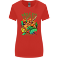 Magic Mushrooms Drugs LSD Acid Trip Womens Wider Cut T-Shirt Red