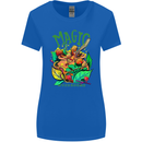Magic Mushrooms Drugs LSD Acid Trip Womens Wider Cut T-Shirt Royal Blue