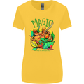 Magic Mushrooms Drugs LSD Acid Trip Womens Wider Cut T-Shirt Yellow