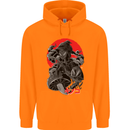 Magic Mushrooms Weed Japanese Alien Childrens Kids Hoodie Orange