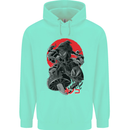 Magic Mushrooms Weed Japanese Alien Childrens Kids Hoodie Peppermint