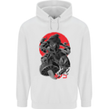 Magic Mushrooms Weed Japanese Alien Childrens Kids Hoodie White