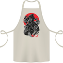 Magic Mushrooms Weed Japanese Alien Cotton Apron 100% Organic Natural