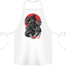 Magic Mushrooms Weed Japanese Alien Cotton Apron 100% Organic White