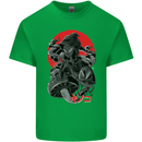 Magic Mushrooms Weed Japanese Alien Kids T-Shirt Childrens Irish Green