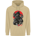 Magic Mushrooms Weed Japanese Alien Mens 80% Cotton Hoodie Sand