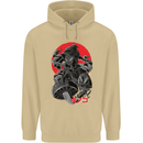 Magic Mushrooms Weed Japanese Alien Mens 80% Cotton Hoodie Sand