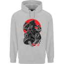 Magic Mushrooms Weed Japanese Alien Mens 80% Cotton Hoodie Sports Grey