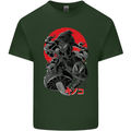 Magic Mushrooms Weed Japanese Alien Mens Cotton T-Shirt Tee Top Forest Green