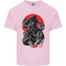 Magic Mushrooms Weed Japanese Alien Mens Cotton T-Shirt Tee Top Light Pink