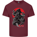Magic Mushrooms Weed Japanese Alien Mens Cotton T-Shirt Tee Top Maroon