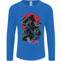 Magic Mushrooms Weed Japanese Alien Mens Long Sleeve T-Shirt Royal Blue