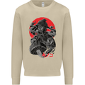 Magic Mushrooms Weed Japanese Alien Mens Sweatshirt Jumper Sand