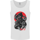 Magic Mushrooms Weed Japanese Alien Mens Vest Tank Top White