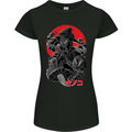Magic Mushrooms Weed Japanese Alien Womens Petite Cut T-Shirt Black