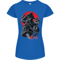 Magic Mushrooms Weed Japanese Alien Womens Petite Cut T-Shirt Royal Blue