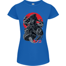 Magic Mushrooms Weed Japanese Alien Womens Petite Cut T-Shirt Royal Blue