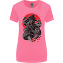 Magic Mushrooms Weed Japanese Alien Womens Wider Cut T-Shirt Azalea