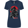 Magic Mushrooms Weed Japanese Alien Womens Wider Cut T-Shirt Navy Blue