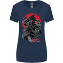 Magic Mushrooms Weed Japanese Alien Womens Wider Cut T-Shirt Navy Blue