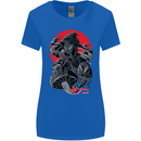 Magic Mushrooms Weed Japanese Alien Womens Wider Cut T-Shirt Royal Blue