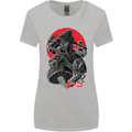 Magic Mushrooms Weed Japanese Alien Womens Wider Cut T-Shirt Sports Grey