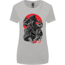 Magic Mushrooms Weed Japanese Alien Womens Wider Cut T-Shirt Sports Grey