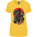 Magic Mushrooms Weed Japanese Alien Womens Wider Cut T-Shirt Yellow