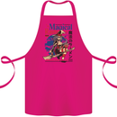 Magical Ramen Noodles Witch Halloween Cotton Apron 100% Organic Pink
