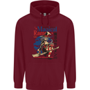 Magical Ramen Noodles Witch Halloween Mens 80% Cotton Hoodie Maroon