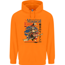 Magical Ramen Noodles Witch Halloween Mens 80% Cotton Hoodie Orange
