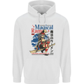 Magical Ramen Noodles Witch Halloween Mens 80% Cotton Hoodie White