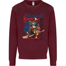 Magical Ramen Noodles Witch Halloween Mens Sweatshirt Jumper Maroon