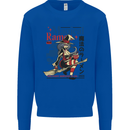 Magical Ramen Noodles Witch Halloween Mens Sweatshirt Jumper Royal Blue